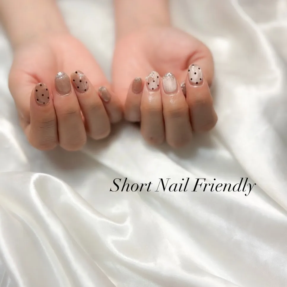 お爪の長さ、形に合わせて調整します🪄